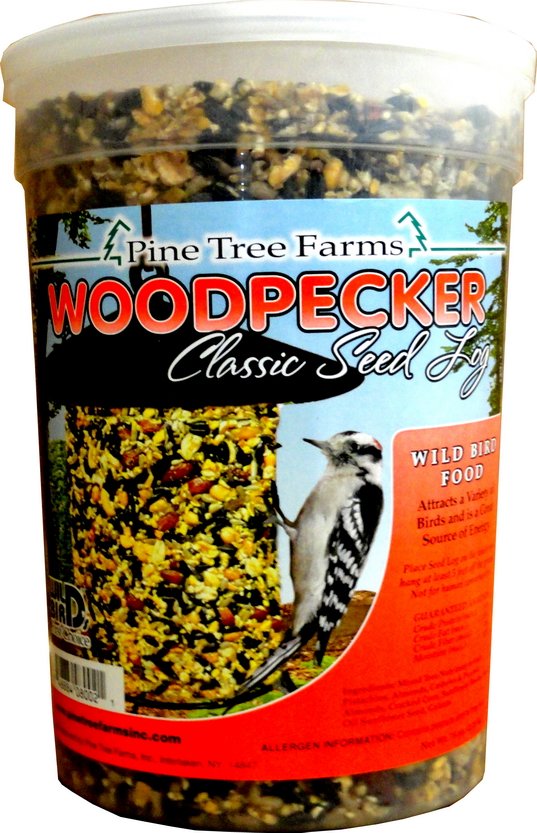 Pine Tree Woodpecker Classic Seed Log 36oz