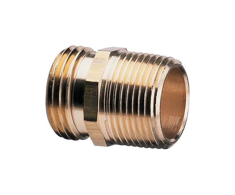 Nelson 3/4" Male Hose to 3/4" Male Pipe Brass Connector