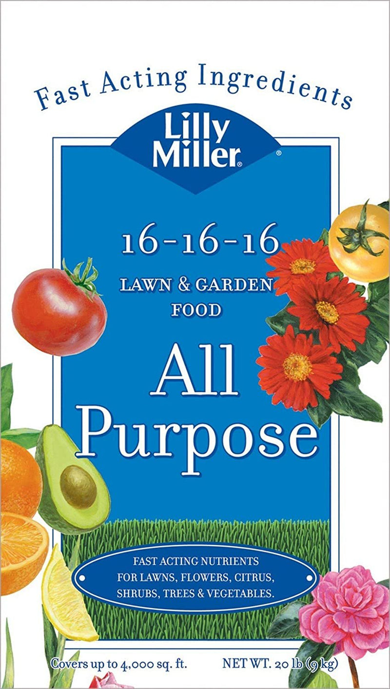 Lilly Miller All Purpose Lawn & Garden Food 16-16-16 20lb