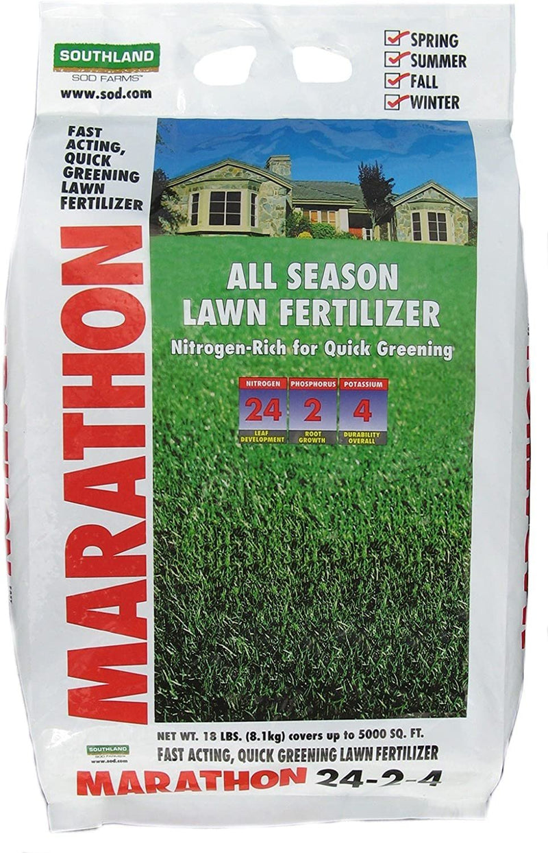 Marathon All Season Lawn Fertilizer Bag 24-2-4 18lb