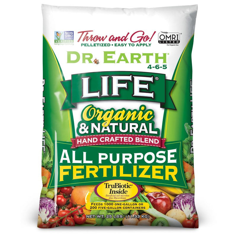 Dr. Earth Life All Purpose Fertilizer - 25 Lbs.