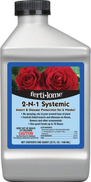 Fertilome 2-N-1 Systemic Insecticide & Fungicide Drench - 32oz - Concentrate - Treats 16 Roses or 200sq ft