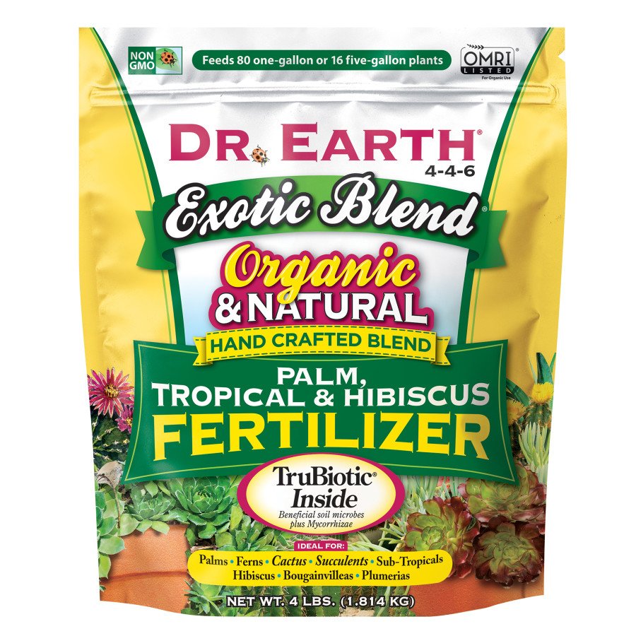 Dr. Earth Exotic Blend Palm & Tropical Fertilizer 646 4lb
