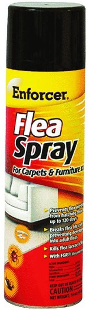 Enforcer Flea Spray for Carpets & Furniture Liquid Insect Killer 14 oz.