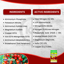 Grow More Tomato Food Water Soluble Fertilizer 18-18-21, 1.5 Lb