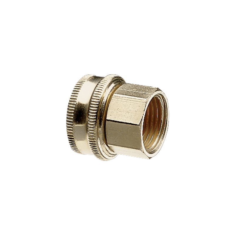 Nelson 3/4" Female Hose to 1/2" Female Pipe Brass Connector with Swivel Connect