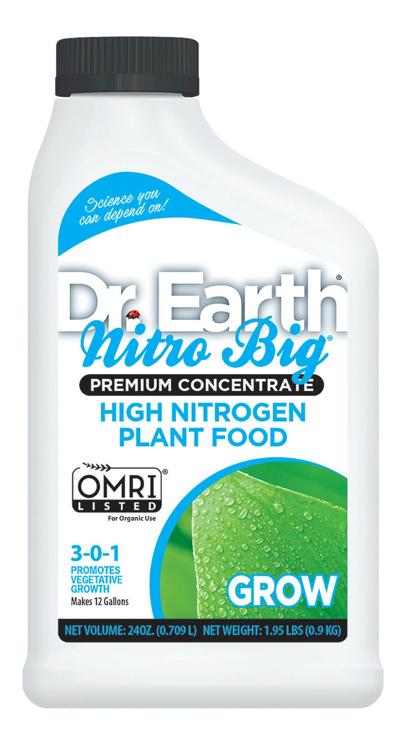 Dr. Earth Nitro Big Plant Food Concentrate 3-0-1 24oz