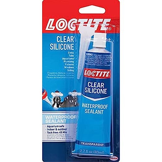 Loctite Clear Silicone Medium Strength Silicone All-Weather Adhesive 2.7 oz