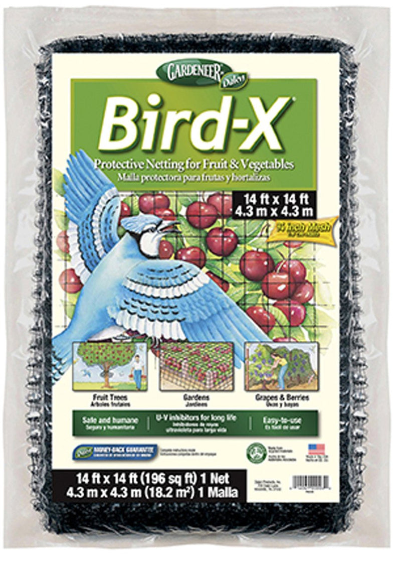 Dalen Gardeneer Bird-x Protective Netting Black 14ftx14 Ft