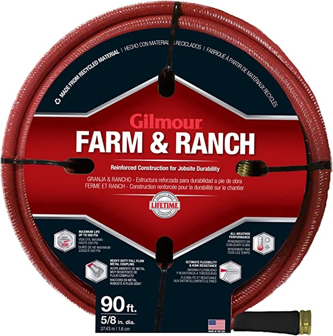 Gilmour Farm & Ranch Hose 5/8"x90'