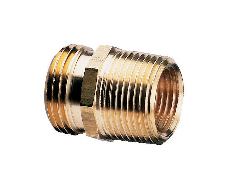 Gilmour Pro 3/4" Male Hose to 1/2" Female Pipe and 3/4"" Male Pipe Connector