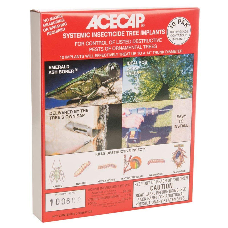 Acecap Systemic Tree Implants 98.9% Acephate 10Pk