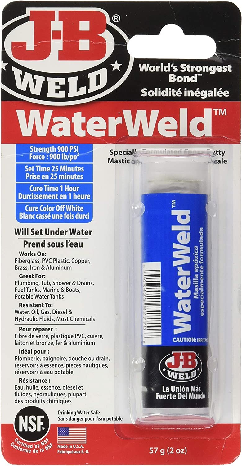 J-B Weld Water Weld Automotive Epoxy Putty 2 oz