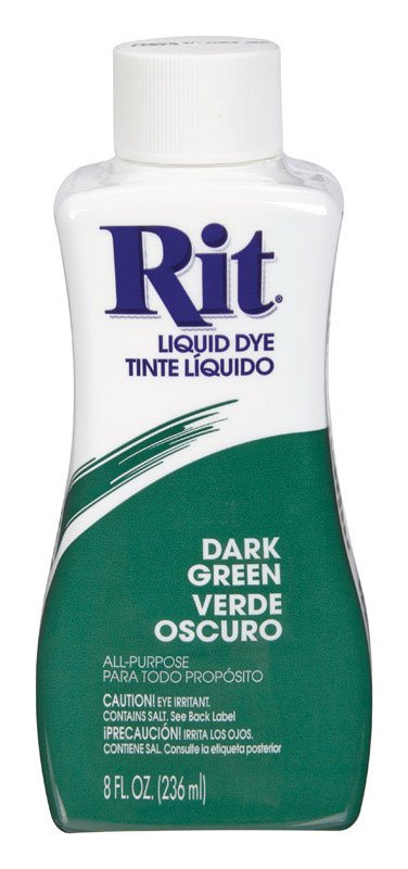 Rit Dark Green For Fabric Dye, 8 oz