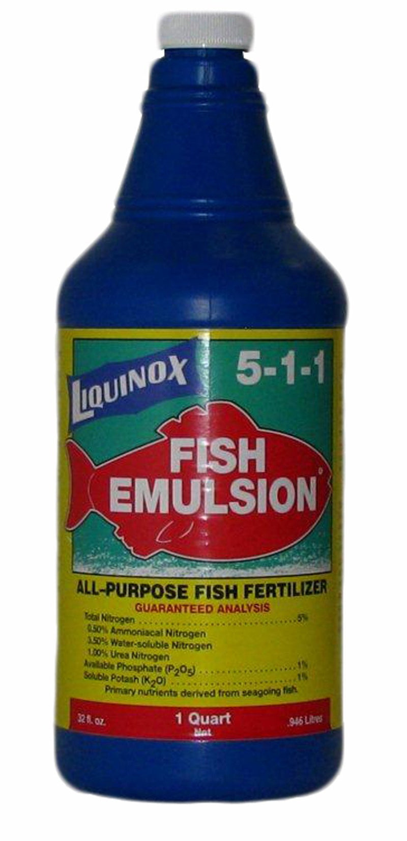 Liquinox Fish Emulsion All Purpose Fertilizer 5-1-1 ,32 Fl Oz