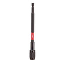 Milwaukee Shockwave 6 in. Alloy Steel Impact Magnetic Locking Bit Holder 1/4 in. Hex Shank 1 pc