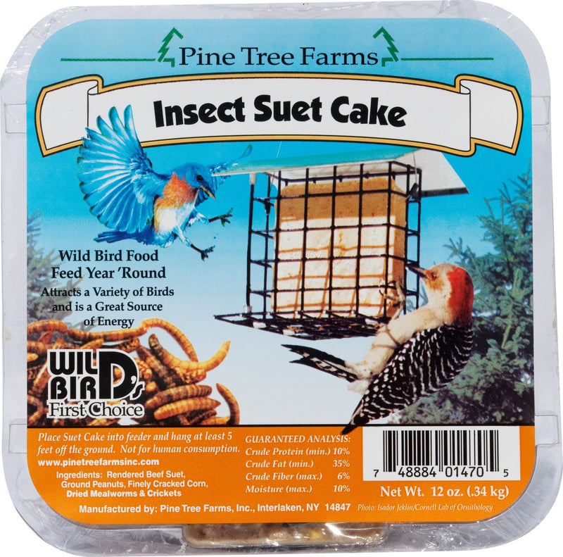 Pine Tree Insect Suet Cake 12oz