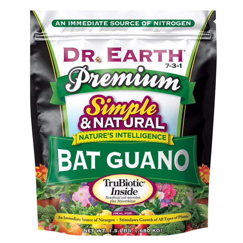 Dr. Earth Premium Bat Guano 1.5 Lb