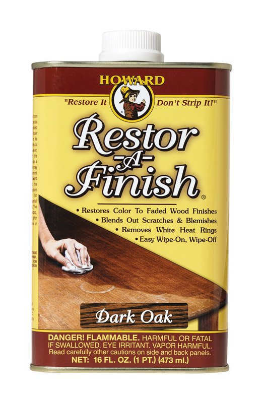 Howard Restor-A-Finish Semi-Transparent Oil-Based Wood Restorer 1 pt