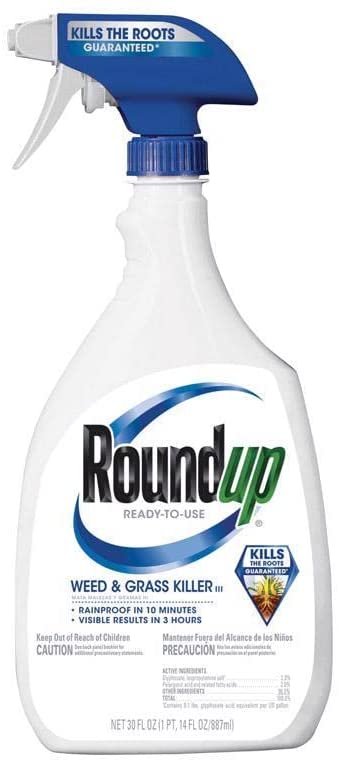 Roundup Weed and Grass Killer RTU Liquid 30oz