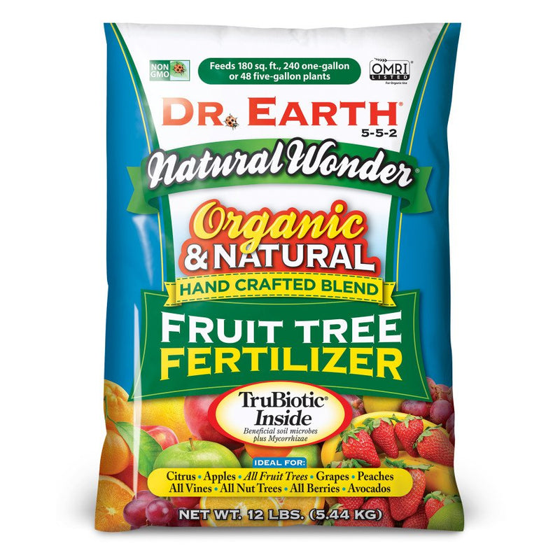 Dr. Earth Natural Wonder Premium Fruit Tree Fertilizer 12 Lb