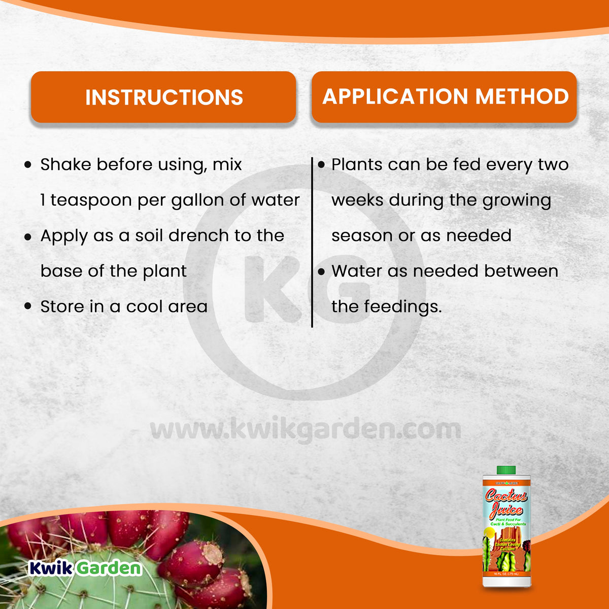 cactus juice for succulents Grow More Cactus Juice 1-7-6