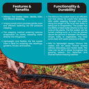 Gilmour Flat Weeper/soaker Hose In Shelf Display Black 25 Ft