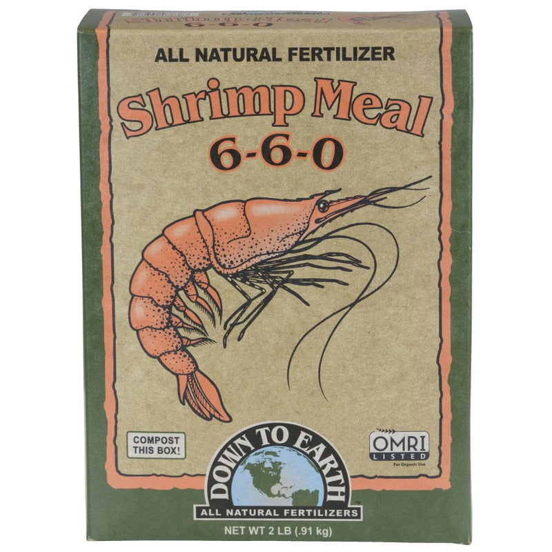 Down To Earth Shrimp Meal All Natural Fertilizer Ap Organic 6-6-0, 2 Lb