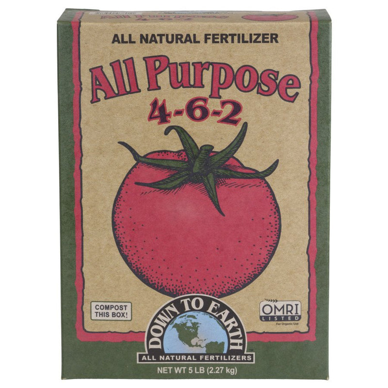 Down To Earth All Purpose Natural Fertilizer 4-6-2 5lb