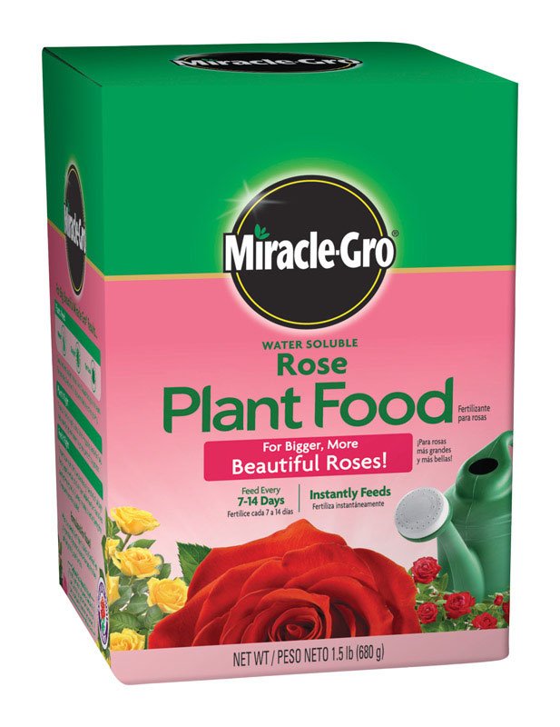 Miracle-Gro Water Soluble Rose Plant Food - 1.5lb