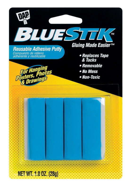 DAP Blue Stik Low Strength Latex Adhesive Putty 1 oz