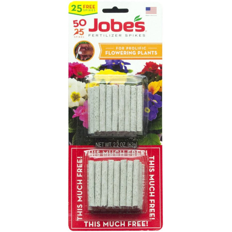 Jobe's Flowering Plant Spikes, 50 Pack,2.2oz