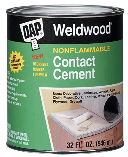 DAP Weldwood High Strength Synthetic Rubber Contact Cement 1 qt