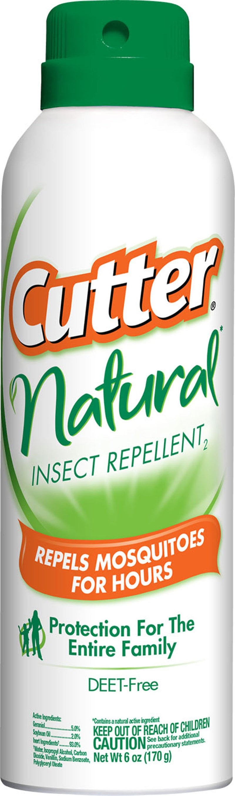 Cutter Natural Insect Repellent Mosquito Aerosol 6fl Oz