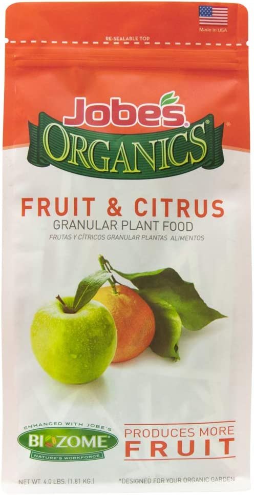 Jobe's Organics® Fruit & Citrus Granular Fertilizer 3-5-5, 4 lb