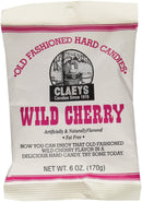 Claeys Old Fashioned Wild Cherry Hard Candy 6 oz